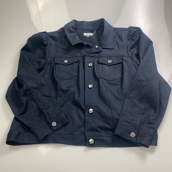 Calvin Klein dark denim jacket p27-36 - Picture 2 of 8